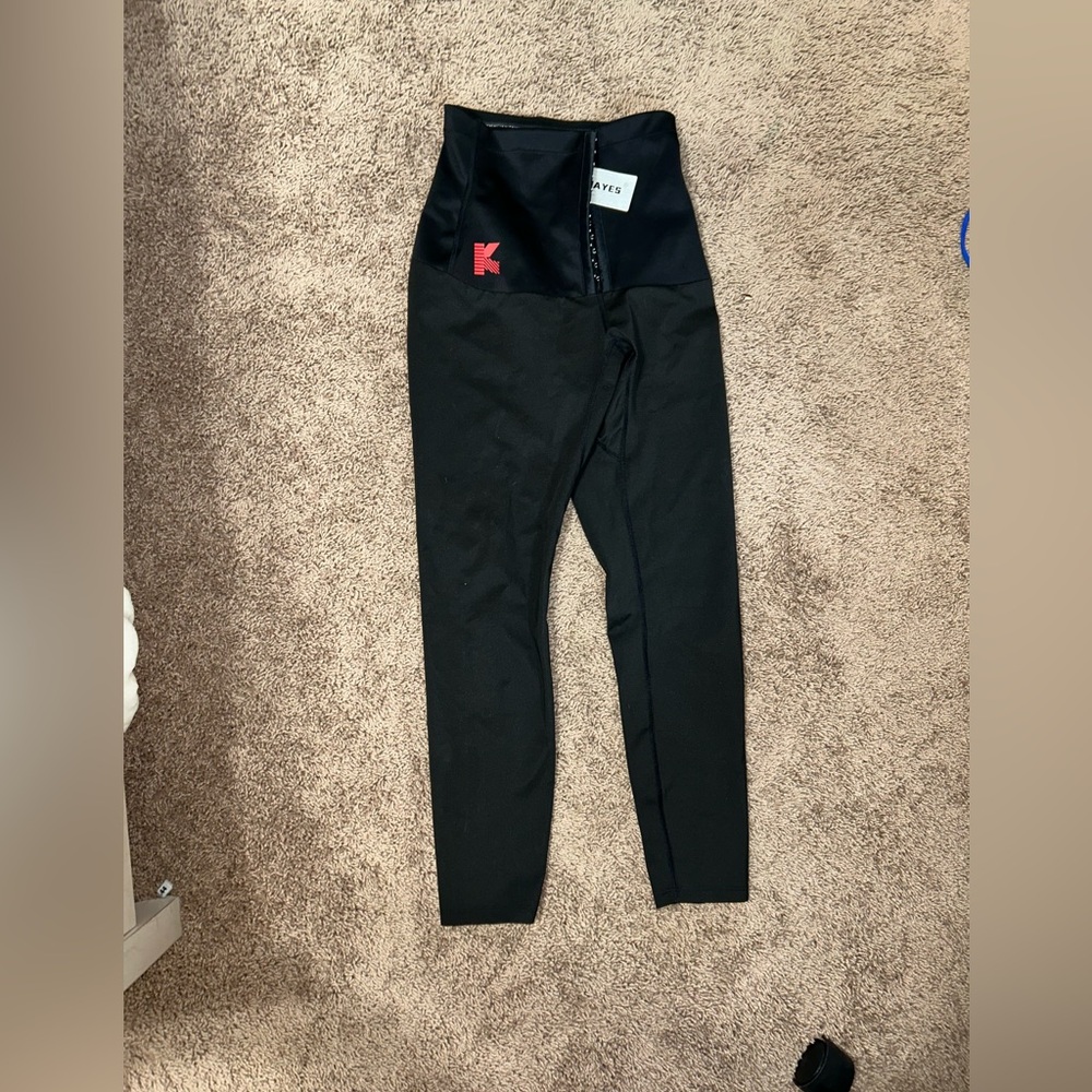 Black High-Waisted Sauna/ workout Leggings